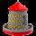 COMEDOURO GALINHAS 4 KG CHIPS PLASTICO VERMELHO