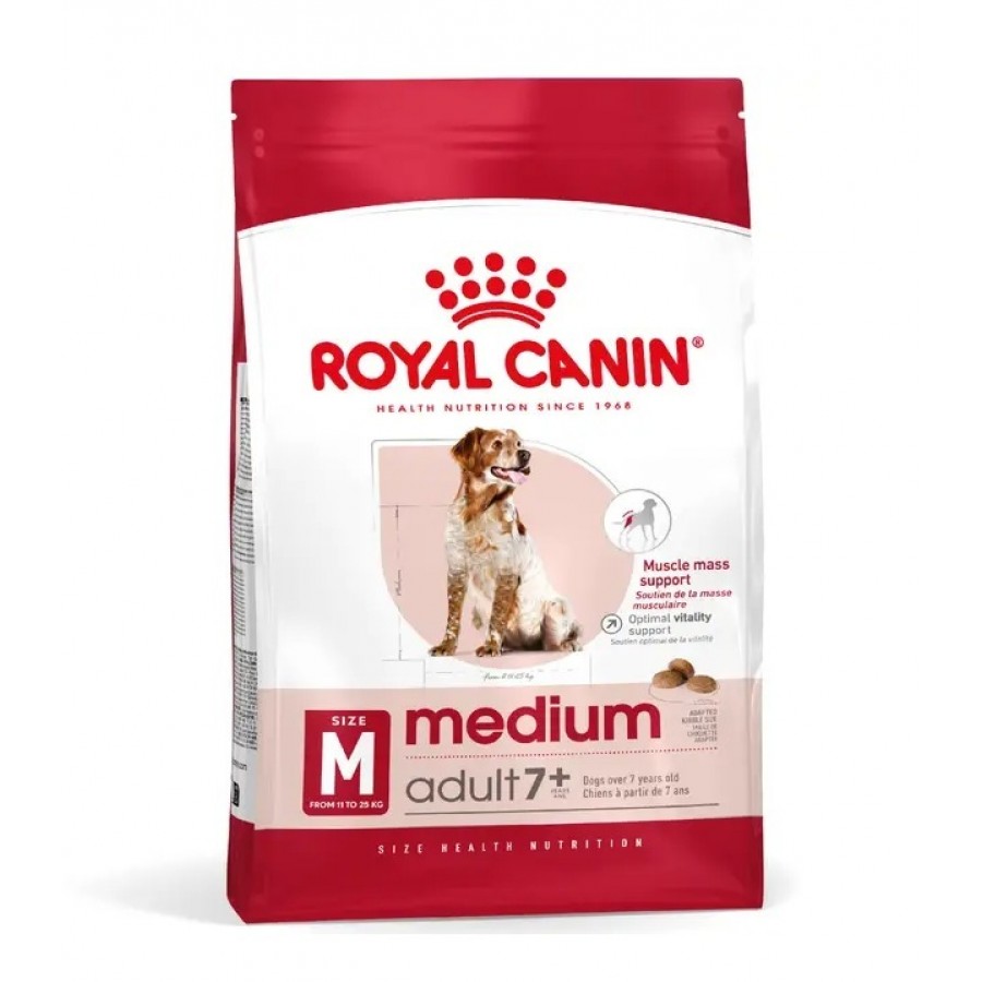 ROYAL CANIN CAO MEDIUM ADULT 7+ - 15 KG ROYAL CANIN CAO MEDIUM ADULT 7+ - 15 KG