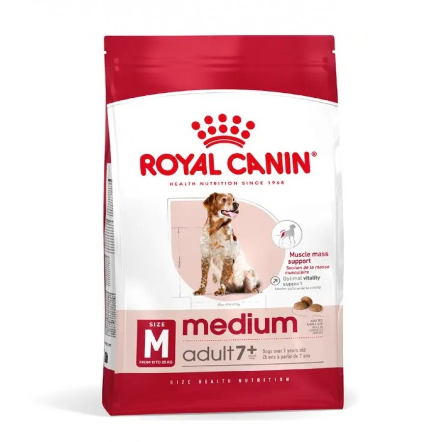 ROYAL CANIN CAO MEDIUM ADULT 7+ - 4 KG ROYAL CANIN CAO MEDIUM ADULT 7+ - 4 KG