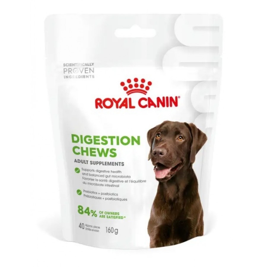 ROYAL CANIN SUPLEMENTO CAO ADULTO DIGESTIVE SUPPORT CHEWS -160G ROYAL CANIN SUPLEMENTO CAO ADULTO DIGESTIVE SUPPORT CHEWS -160G