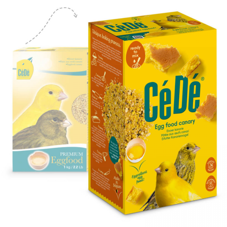CEDE PAPA OVO AMARELA SECA P/CANARIOS - 1KG CEDE PAPA OVO AMARELA SECA P/CANARIOS - 1KG