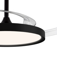VENTOINHA DE TETO LED 3CCT COM PÁS RETRÁTEIS, POLARIS, 43 W, 4430 lm, PRETO, LÂMINAS Ø106 cm, TECTO Ø48,5 cm, ALTURA 32 - 42 cm VENTOINHA DE TETO LED 3CCT COM PÁS RETRÁTEIS, POLARIS, 43 W, 4430 lm, PRETO, LÂMINAS Ø106 cm, TECTO Ø48,5 cm, ALTURA 32 - 42 cm
