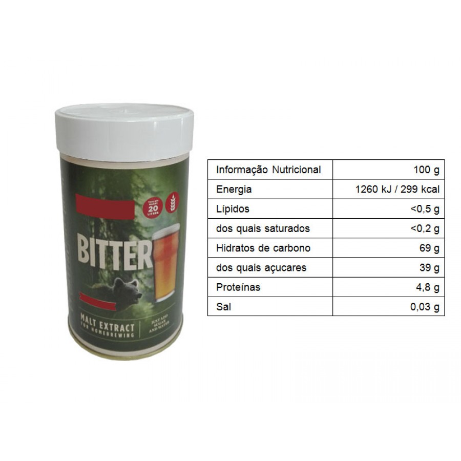 EXTRATO MALTE BITTER - 1,5 KG EXTRATO MALTE BITTER - 1,5 KG