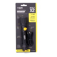 LANTERNA LED TÁTICA WOLF X2 RECARREGÁVEL 1500 lm / 450 lm IP67 Ø4,0 x 17,8 cm