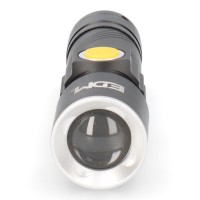 MINI LANTERNA COM ZOOM 1 LED 120Lm/40Lm/ FLASH 9.000K RECARREGÁVEL COM USB. MINI LANTERNA COM ZOOM 1 LED 120Lm/40Lm/ FLASH 9.000K RECARREGÁVEL COM USB.