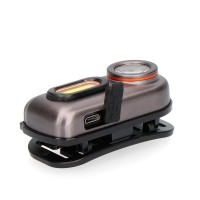 LANTERNA DE CABEÇA 2 LEDS 3W 100Lm, 5W 400Lm RECARREGÁVEL.