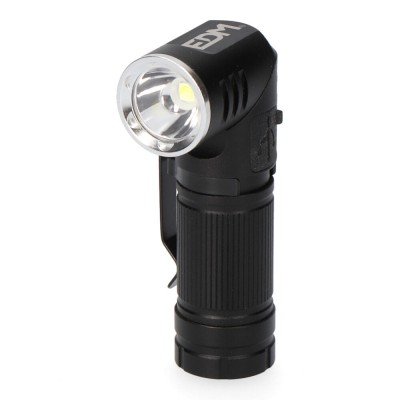 LANTERNA MINI LED 8W 450lm CORPO EM ALUMÍNIO, CABEÇA ENDEREÇÁVEL. RECARREGÁVEL