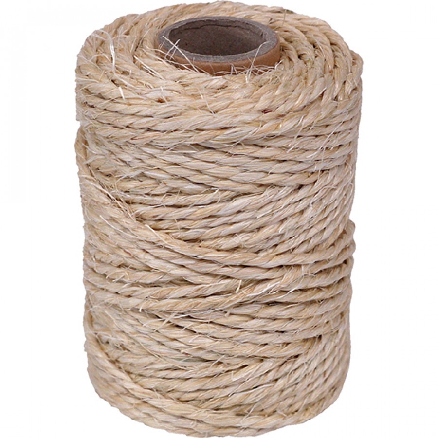 CORDA DE SISAL 3/4 - BOBINE 400GR. CORDA DE SISAL 3/4 - BOBINE 400GR.