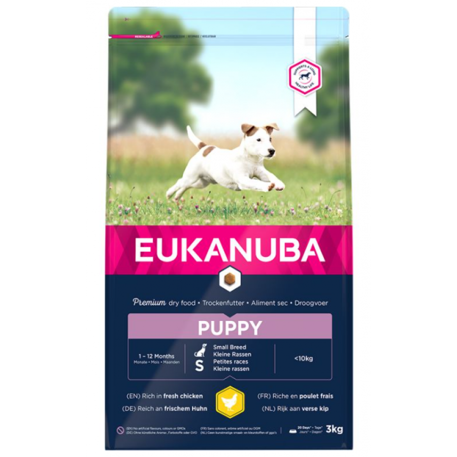 EUKANUBA PUPPY RAÇAS PEQUENAS 3 KG EUKANUBA PUPPY RAÇAS PEQUENAS 3 KG
