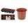 VASO REDONDO PLASTICO 28,5X11,8X5CM - PACK10
