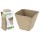 VASO QUADRADO DE PAPEL BIO DEGRADAVEL 6X6X5.6CM - PACK14