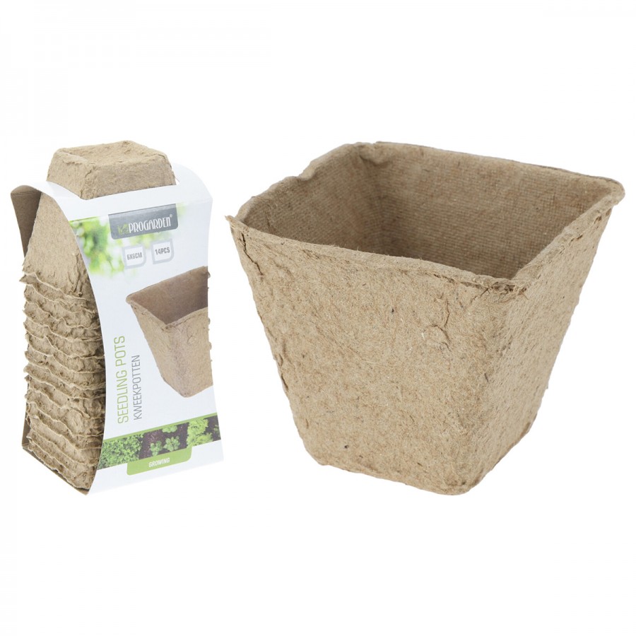 VASO QUADRADO DE PAPEL BIO DEGRADAVEL 6X6X5.6CM - PACK14 VASO QUADRADO DE PAPEL BIO DEGRADAVEL 6X6X5.6CM - PACK14