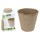 VASO REDONDO DE PAPEL BIO DEGRADAVEL 8X8CM - PACK10