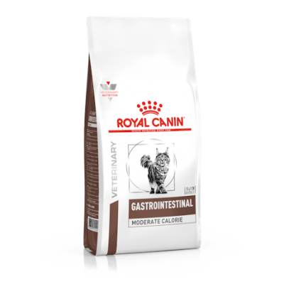 ROYAL CANIN VET GATO ADULTO GASTROINTESTINAL MODERATE CALORIE - 4 KG