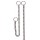 TRIXIE COLEIRA DE CASTIGO INOX 65 CM