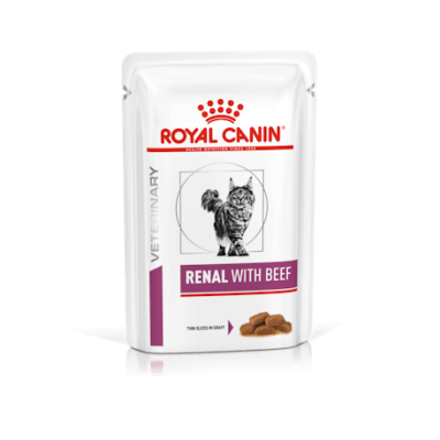 ROYAL CANIN VET  WET GATO RENAL VACA (12X85G)