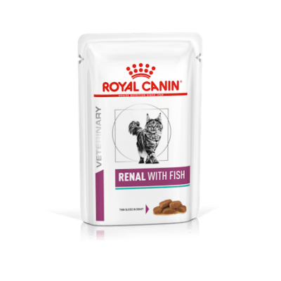 ROYAL CANIN VET  WET GATO RENAL PEIXE (12X85G)