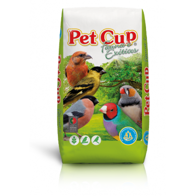 PETCUP MISTURA DE EXOTICOS AFRICANO - 20 KG