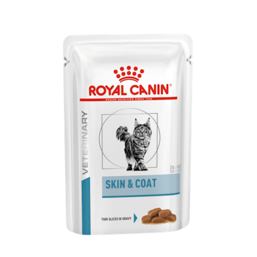 ROYAL CANIN VET WET GATO SKIN & COAT (12X85G) ROYAL CANIN VET WET GATO SKIN & COAT (12X85G)
