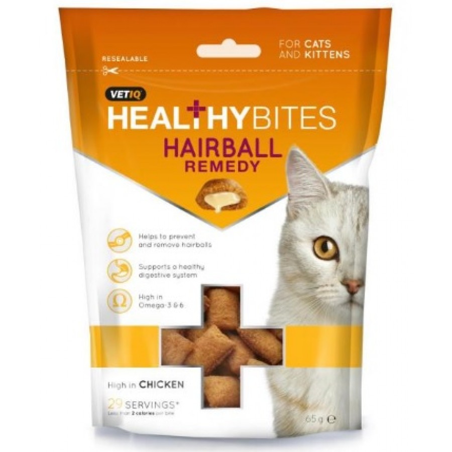 MARK&CHAPPEL HEALTHYBITES GATO HAIRBALL REMEDY TREATS - 65GR MARK&CHAPPEL HEALTHYBITES GATO HAIRBALL REMEDY TREATS - 65GR