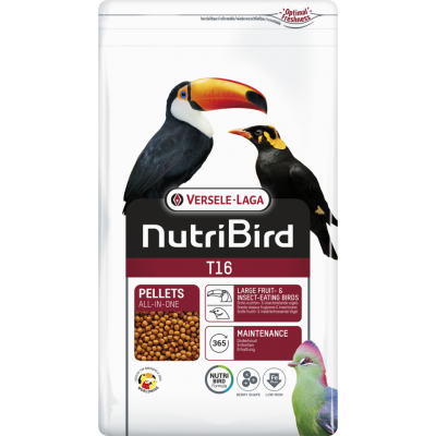 NUTRIBIRD T 16 ORIGINAL TUCANOS - 10 KG