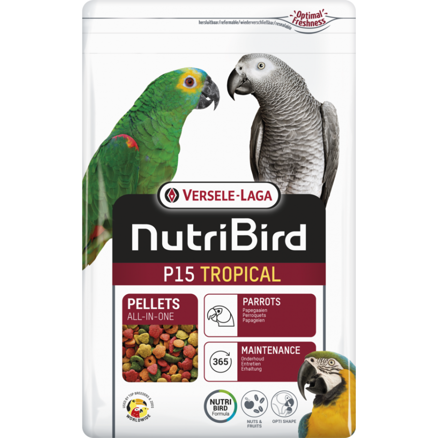 NUTRIBIRD P 15 TROPICAL PAPAGAIOS - 3 KG NUTRIBIRD P 15 TROPICAL PAPAGAIOS - 3 KG