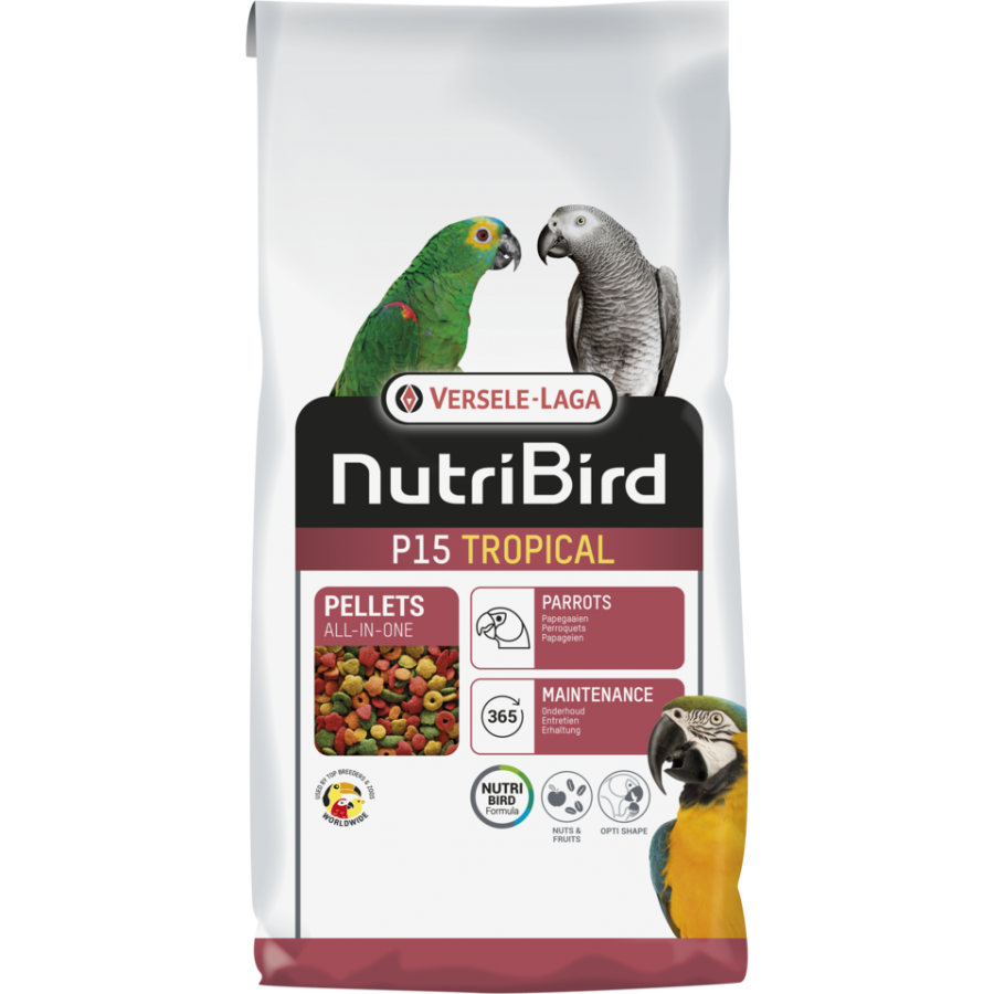 NUTRIBIRD P 15 TROPICAL PAPAGAIOS - 10 KG NUTRIBIRD P 15 TROPICAL PAPAGAIOS - 10 KG
