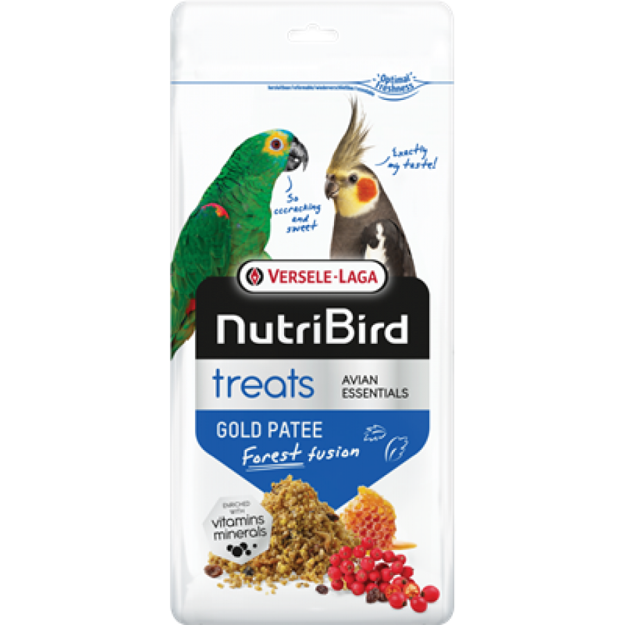 NUTRIBIRD PAPA HUMIDA GRANDES PSITACIDEOS GOLD PATE FOREST - 250 GR
