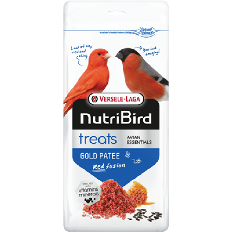 NUTRIBIRD PAPA HUMIDA VERMELHA GOLD PATE RED - 250 GR NUTRIBIRD PAPA HUMIDA VERMELHA GOLD PATE RED - 250 GR