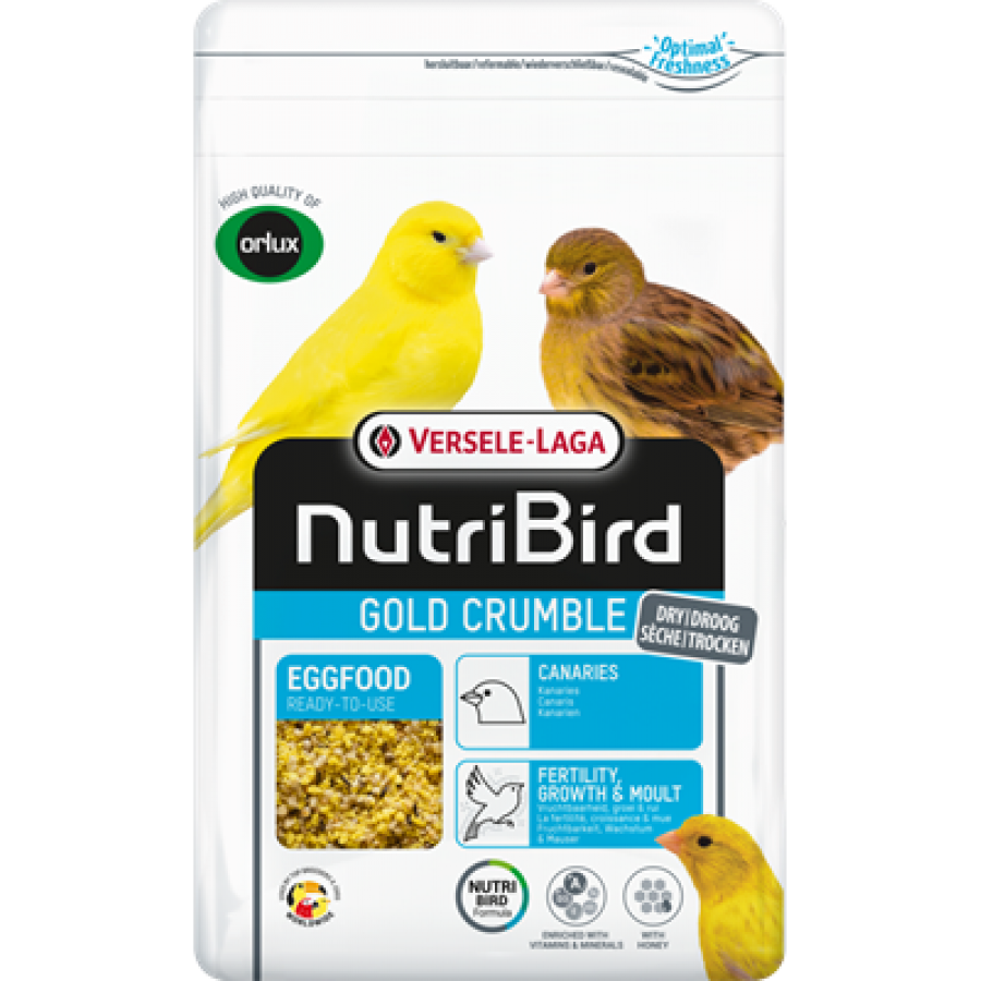 NUTRIBIRD PAPA AMARELA SECA GOLD CRUMBLE - 1 KG NUTRIBIRD PAPA AMARELA SECA GOLD CRUMBLE - 1 KG
