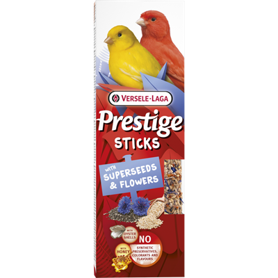 PRESTIGE BARRITAS SUPER SEMENTES E FLORES P/CANARIOS
