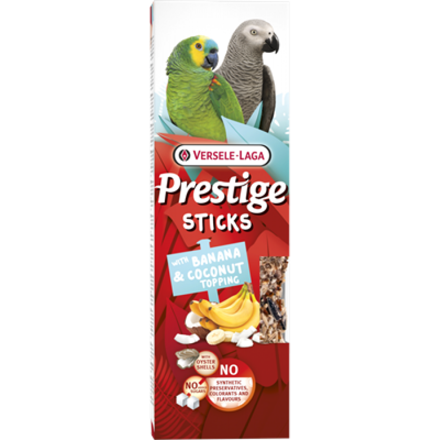 PRESTIGE BARRITAS BANANA COCO P/PAPAGAIOS PRESTIGE BARRITAS BANANA COCO P/PAPAGAIOS