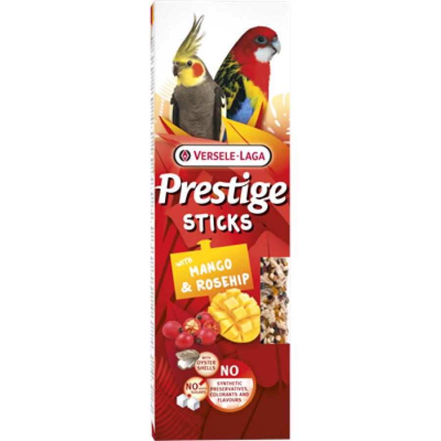 PRESTIGE BARRITAS MANGA ROSA MUSQUETA P/AGAPORNIS