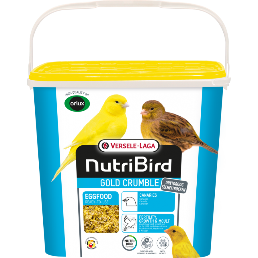 NUTRIBIRD PAPA AMARELA SECA GOLD CRUMBLE - 4 KG NUTRIBIRD PAPA AMARELA SECA GOLD CRUMBLE - 4 KG