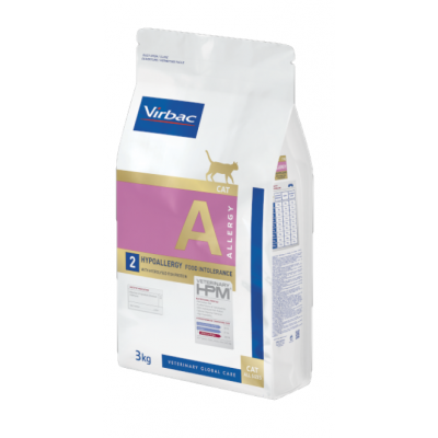 VIRBAC HPM A2 GATO HYPOALLERGY COM PROTEÍNA DE PEIXE - 3KG