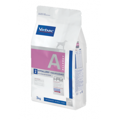 VIRBAC HPM A2 CAO HYPOALLERGY COM PROTEÍNA DE PEIXE - 3 KG
