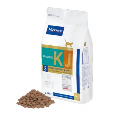 VIRBAC HPM KJ3 GATO ADVANCE KIDNEY & JOINT - 1,5KG