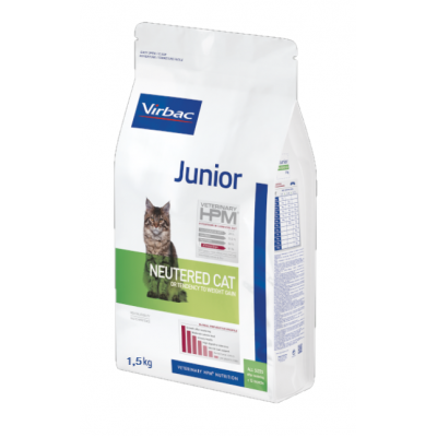 VIRBAC HPM GATO JUNIOR  NEUTERED - 1,5KG