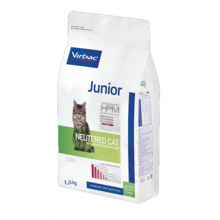 VIRBAC HPM GATO JUNIOR NEUTERED - 1,5KG VIRBAC HPM GATO JUNIOR NEUTERED - 1,5KG