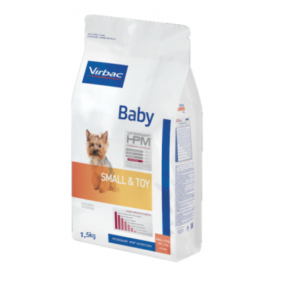 VIRBAC HPM CAO BABY SMALL & TOY  - 1,5KG