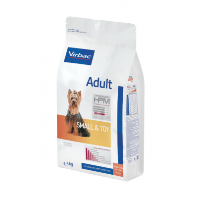 VIRBAC HPM CAO ADULTO SMALL & TOY  - 1,5KG
