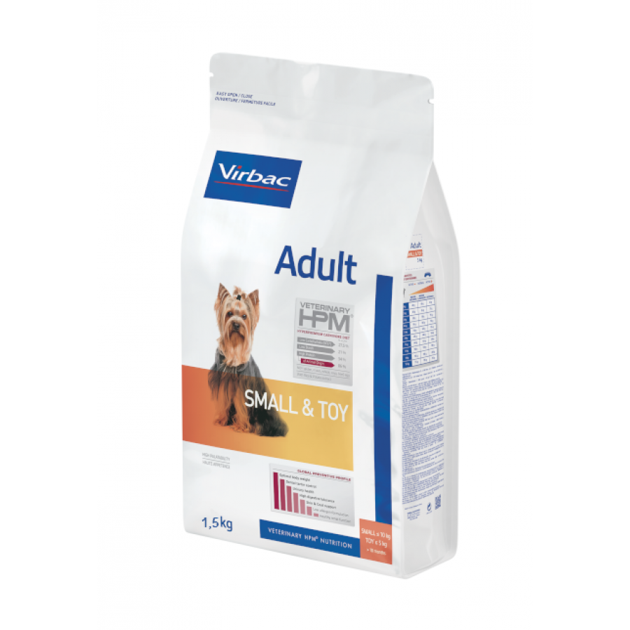 VIRBAC HPM CAO ADULTO SMALL & TOY - 1,5KG VIRBAC HPM CAO ADULTO SMALL & TOY - 1,5KG