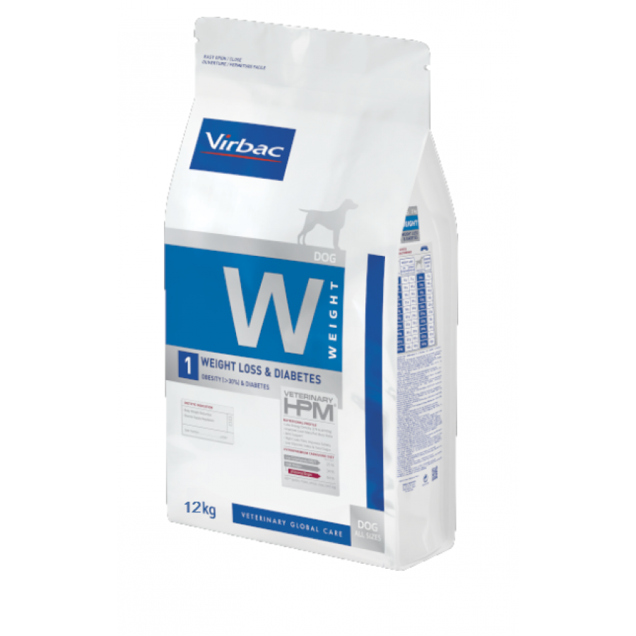 VIRBAC HPM W1 CAO WEIGHT LOSS & DIABETES - 12 KG VIRBAC HPM W1 CAO WEIGHT LOSS & DIABETES - 12 KG
