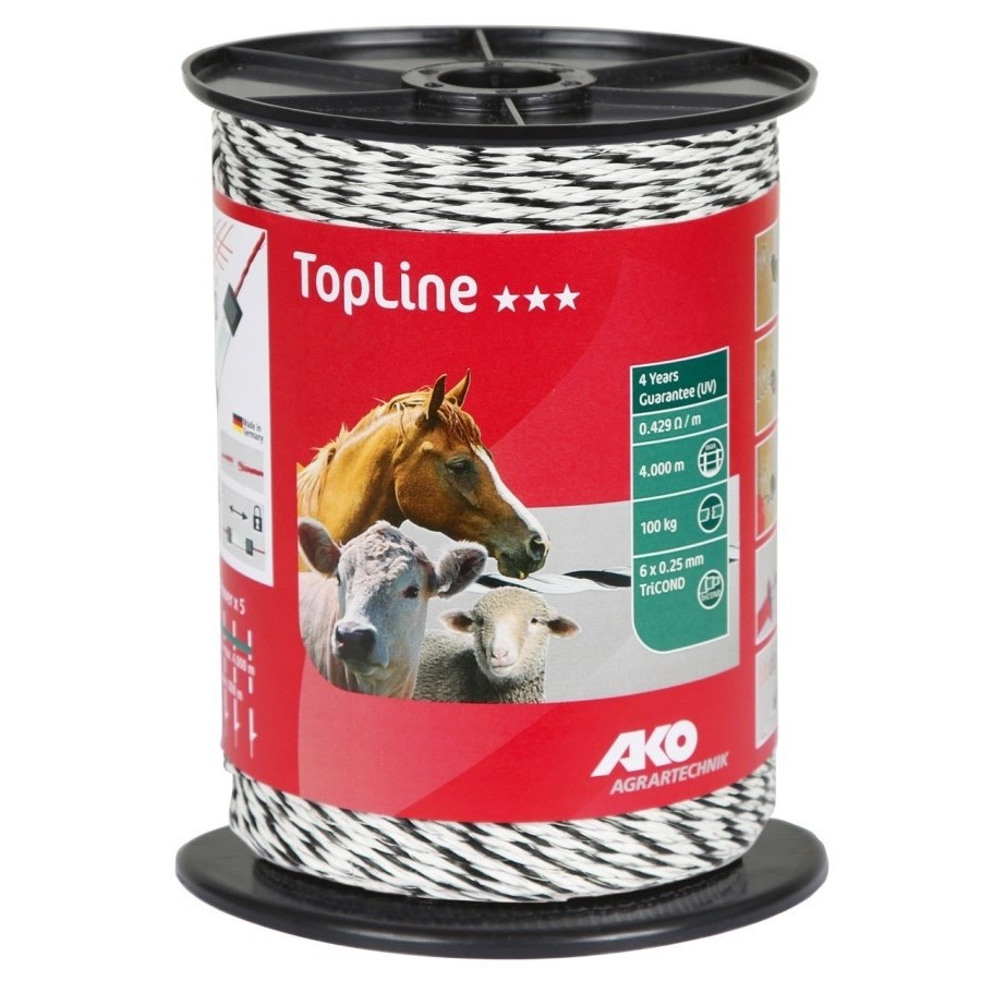 FIO DE CERCA ELECTRICA TOPLINE 6 CONDUTORES ROLO 200M FIO DE CERCA ELECTRICA TOPLINE 6 CONDUTORES ROLO 200M