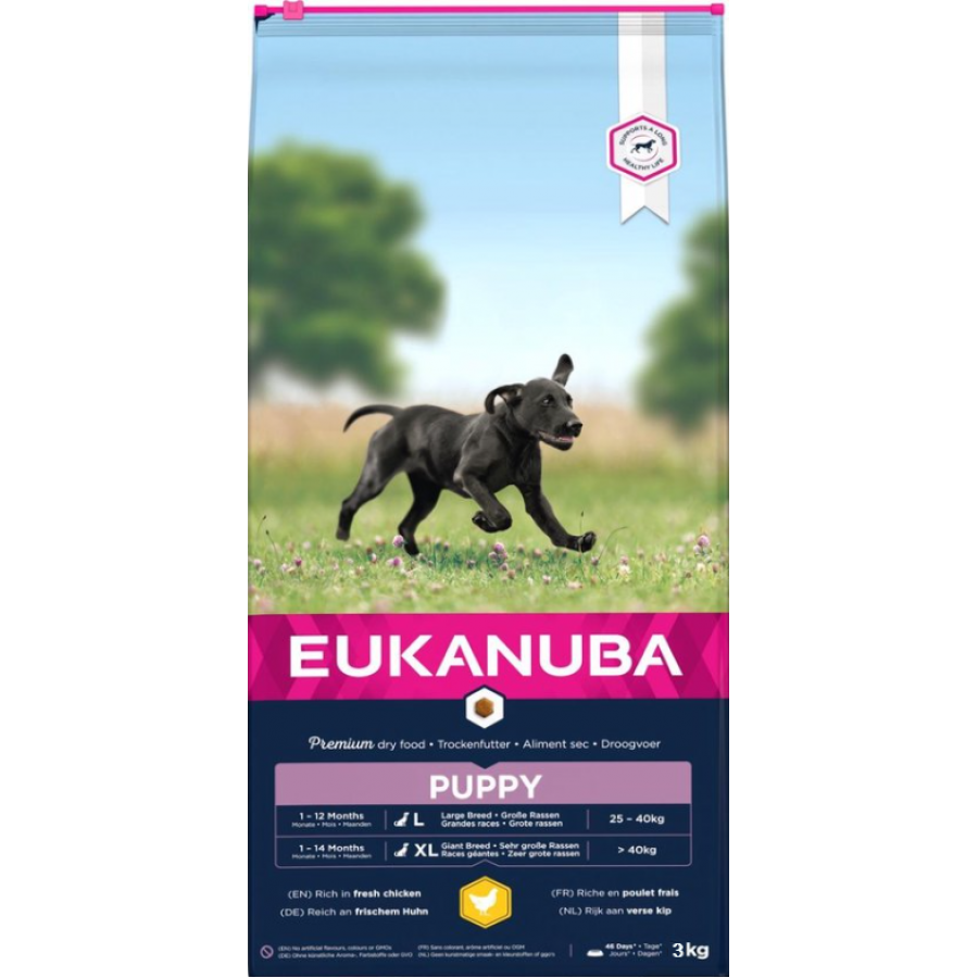 EUKANUBA PUPPY RAÇAS GRANDES 3 KG EUKANUBA PUPPY RAÇAS GRANDES 3 KG