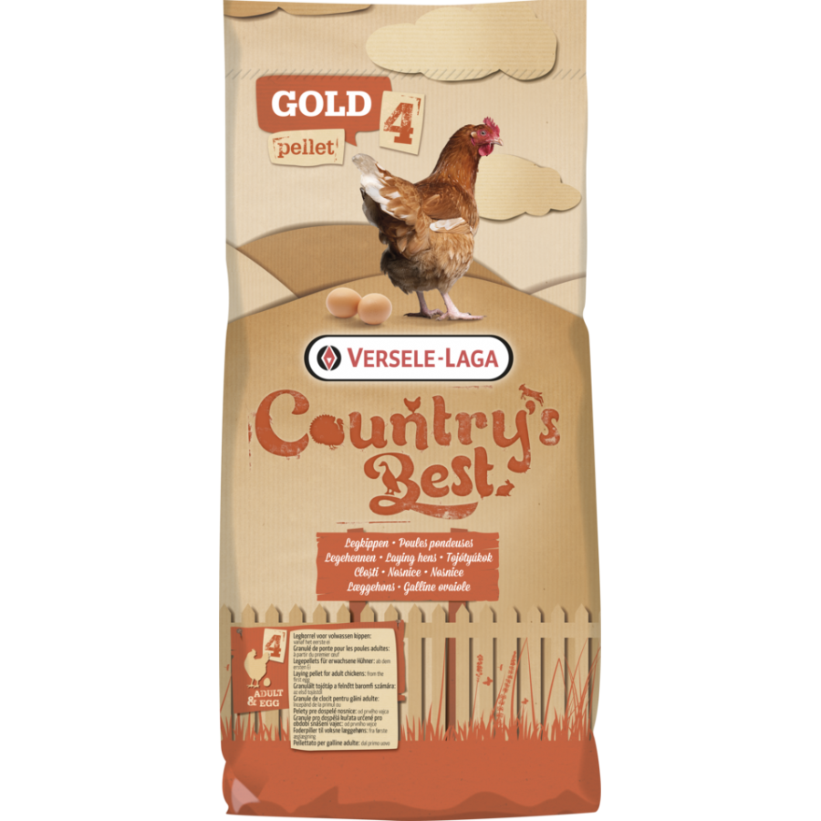 VERSELE LAGA COUNTRY´S BEST GOLD 4 PELLET - 20KG VERSELE LAGA COUNTRY´S BEST GOLD 4 PELLET - 20KG