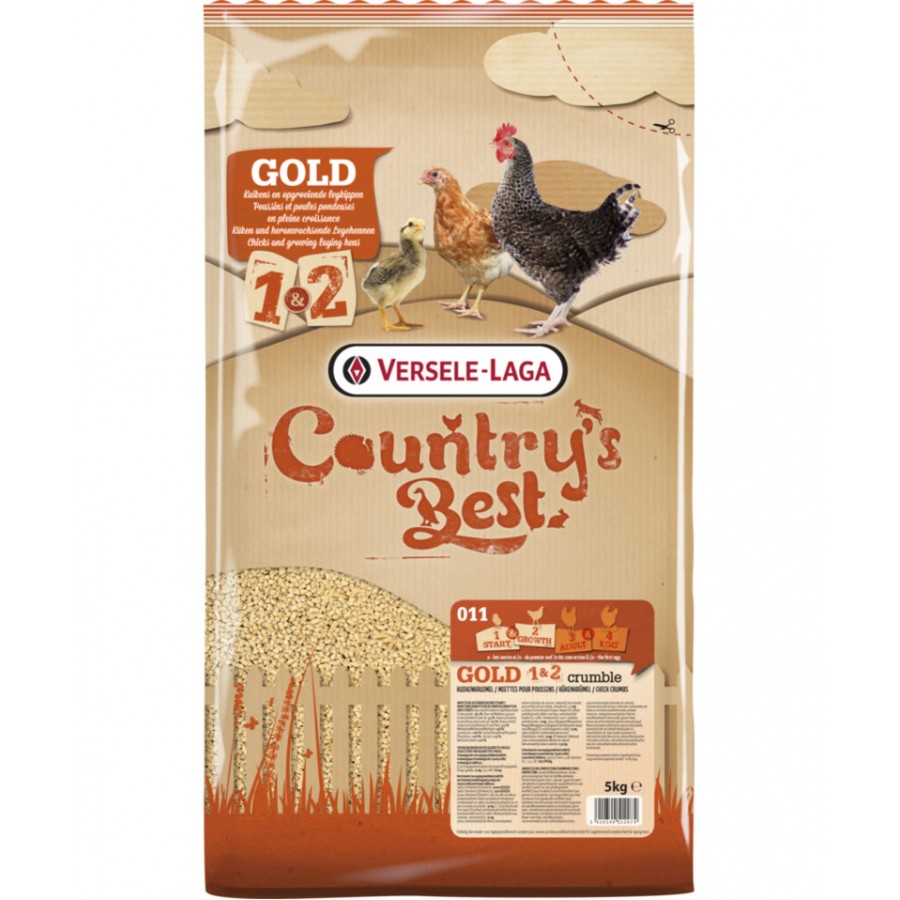 VERSELE LAGA COUTRY´S BEST GOLD 1 & 2 CRUMBLE - 5 KG VERSELE LAGA COUTRY´S BEST GOLD 1 & 2 CRUMBLE - 5 KG