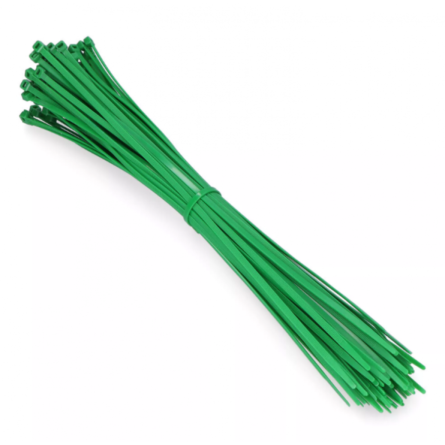 ABRAÇADEIRAS VERDES 385x4,8mm (SACO 100 unid.) NYLON DE ALTA QUALIDADE ABRAÇADEIRAS VERDES 385x4,8mm (SACO 100 unid.) NYLON DE ALTA QUALIDADE