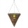 GARDMAN CESTO DE SUSPENSÃO TIPO CONE SISAL CORDA/FETO 35CM