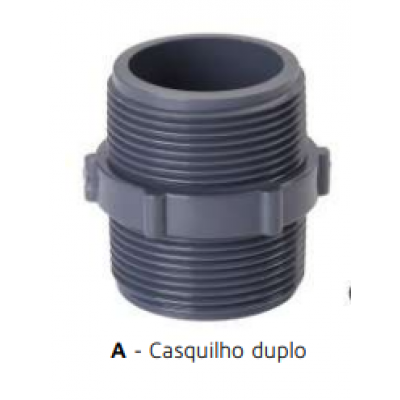 RAIN BIRD CASQUILHO DUPLO PVC 3/4" X 3/4"